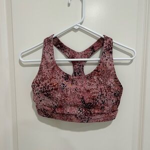 Athleta Pink Interval Sports Bra